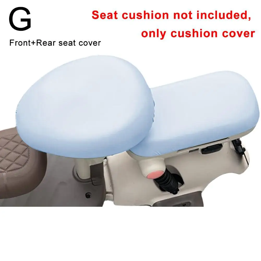 Universal Electric Vehicle Seat Cushion Cover Waterproof Seat Back Protector Waterproof Sunscreen Heat Insulation Bicycle