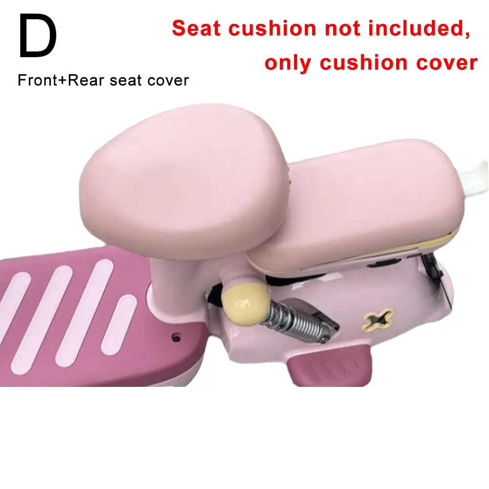 Universal Electric Vehicle Seat Cushion Cover Waterproof Seat Back Protector Waterproof Sunscreen Heat Insulation Bicycle
