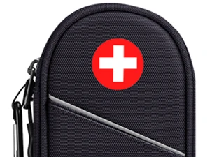 Travel Medication Organizer Bag for Emergency Medical Supplies 2 EpiPens Insulated Pouch Survival Kit Camping Equipment