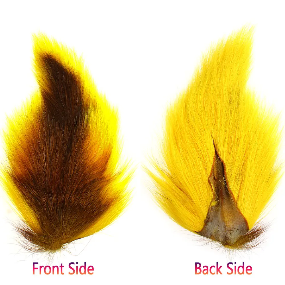 1PC Dyed Bucktail Fly Tying Material Whole Bucktails Fur Deer Hair Fur For Fishing Jigs Lures Dry Wet Streamer Saltwater Flies
