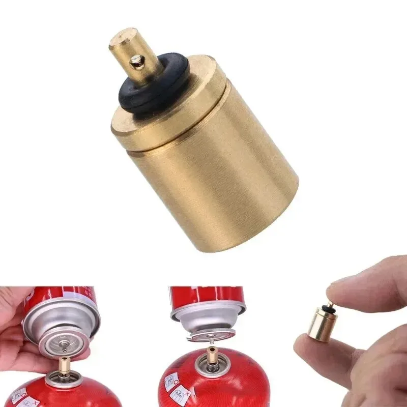 1-12pcs Gas Refill Adapter Filling Butane Canister Outdoor camping stove Cylinder Gas Tank Burner Accessories Inflation Valve