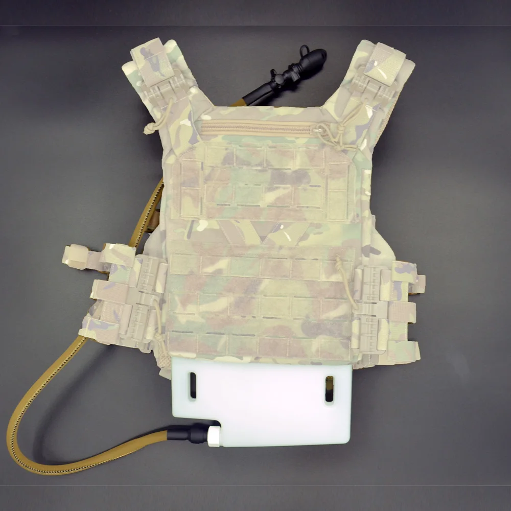 Tactical Vest 1.5L Plate Cut Hydrogen Storage Hydration Case Kettle Water Panel Water Bag For Plate Carrier JPC CPC AVS Vest