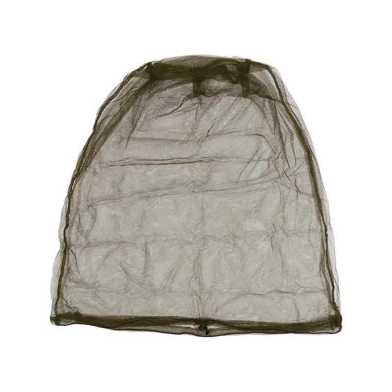 Outdoor Fishing Cap Mosquito Head Cover Mesh Net Face Protector Gardening Hat Bee Insect-proof Hat for Travel Hiking Camping Cap