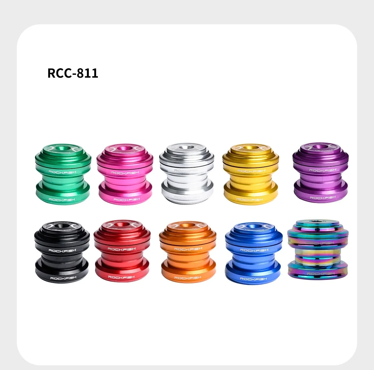 Rockfish Kid's Push Bike Bearing Head Set Balance Bike CNC Headset Aluminium Alloy 29.6mm 34mm Sliding Bike Ultralight Headset
