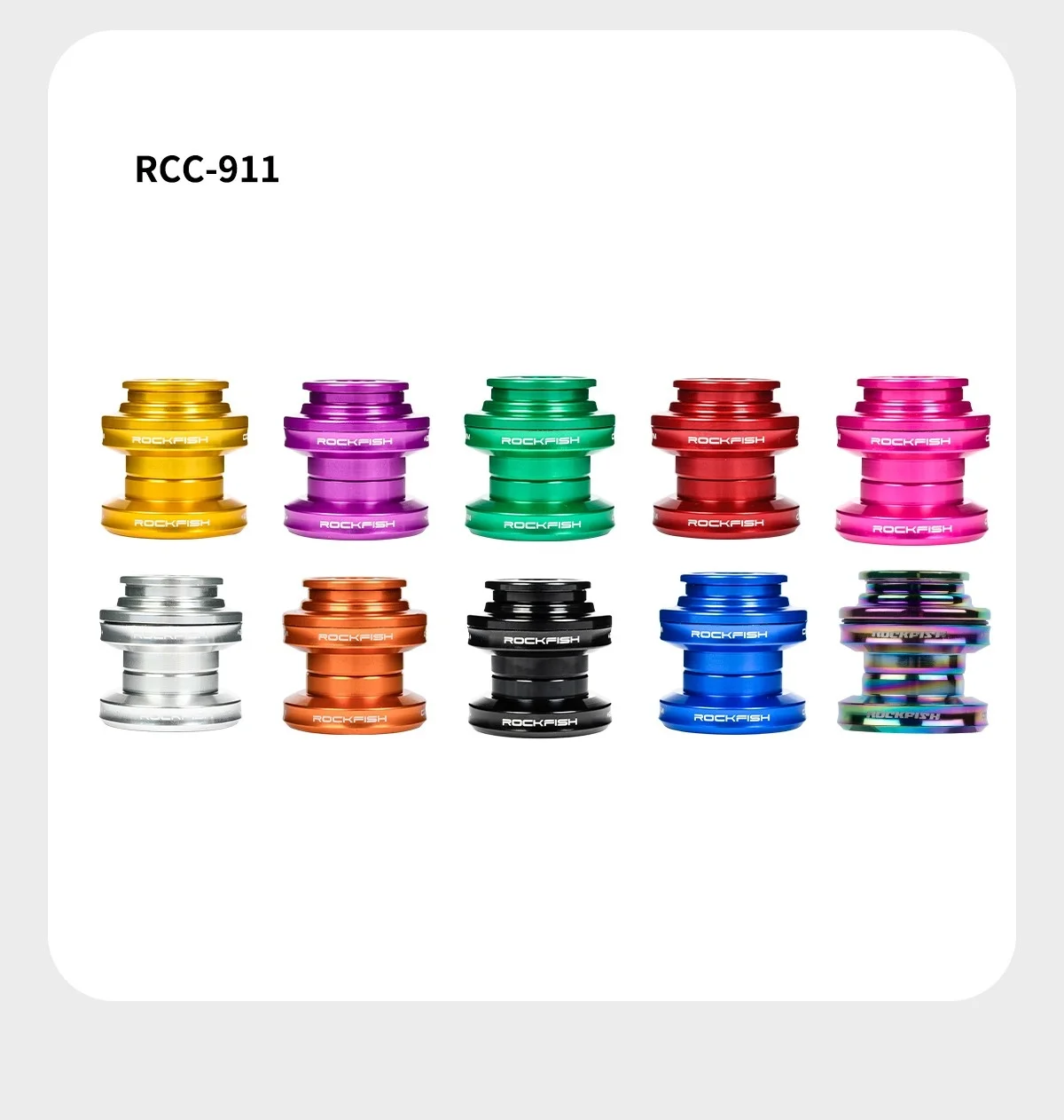 Rockfish Kid's Push Bike Bearing Head Set Balance Bike CNC Headset Aluminium Alloy 29.6mm 34mm Sliding Bike Ultralight Headset