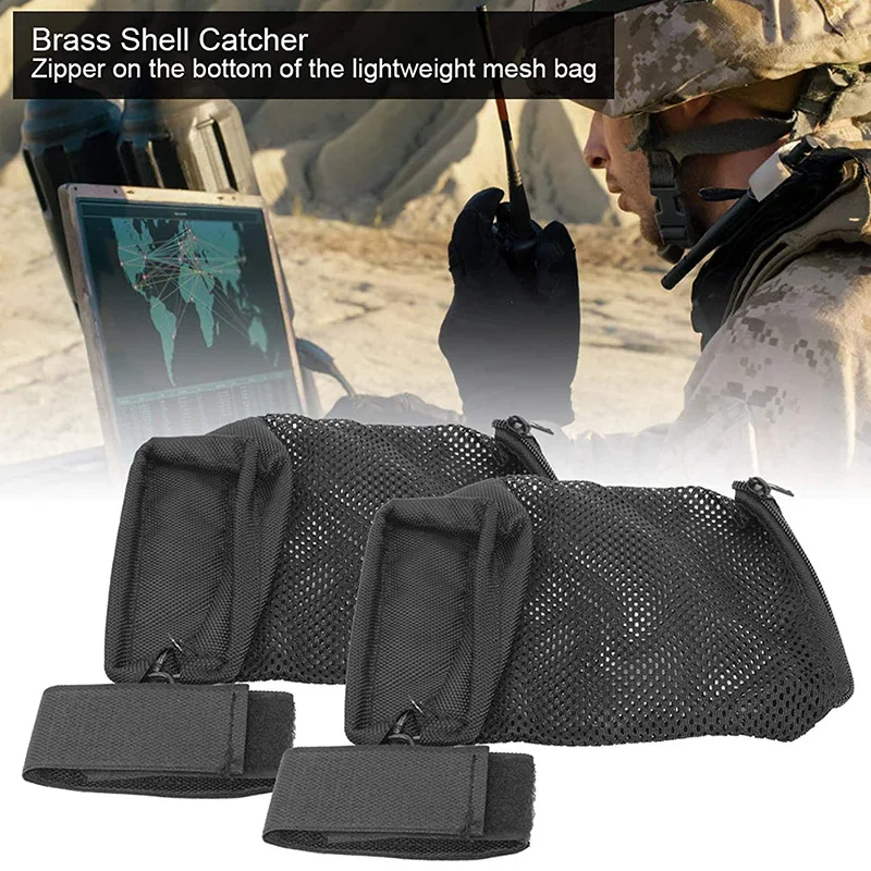 Military Fan AR15 Outdoor Shell Recovery Bag Tactical Shell Collection Bag Brass Shell Catcher Bag Net Bag Shooting Supplies