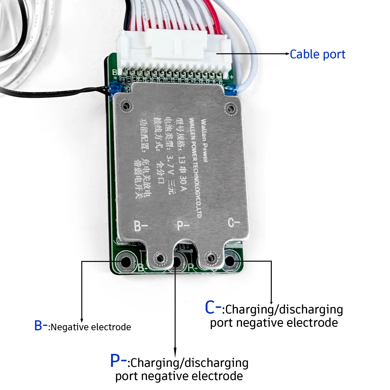 13S 48V Lithium Battery BMS - 30A/40A/50A Options for High-Performance E-Bike & Scooter Packs