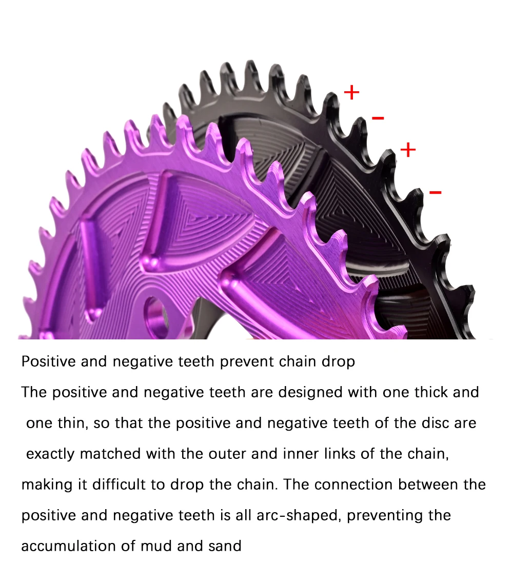 GOLDIX 110BCD Road Gravel Bike Single Chainring CNC Aluminum Narrow Wide Chainwheel for R7000 R8000 R8100 R9200 Crank Power Mete