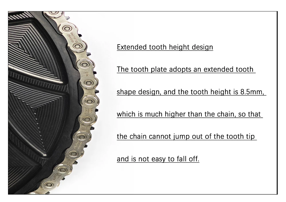 GOLDIX 110BCD Road Gravel Bike Single Chainring CNC Aluminum Narrow Wide Chainwheel for R7000 R8000 R8100 R9200 Crank Power Mete