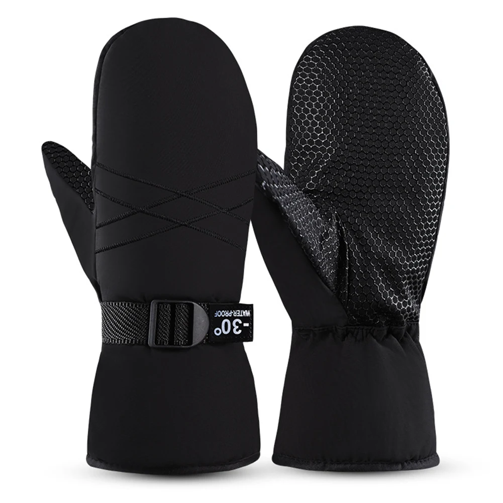 Ski Mittens Waterproof Snow Gloves Windproof Cycling Gloves Snowboard Gloves Cold Weather Gloves for Men & Women