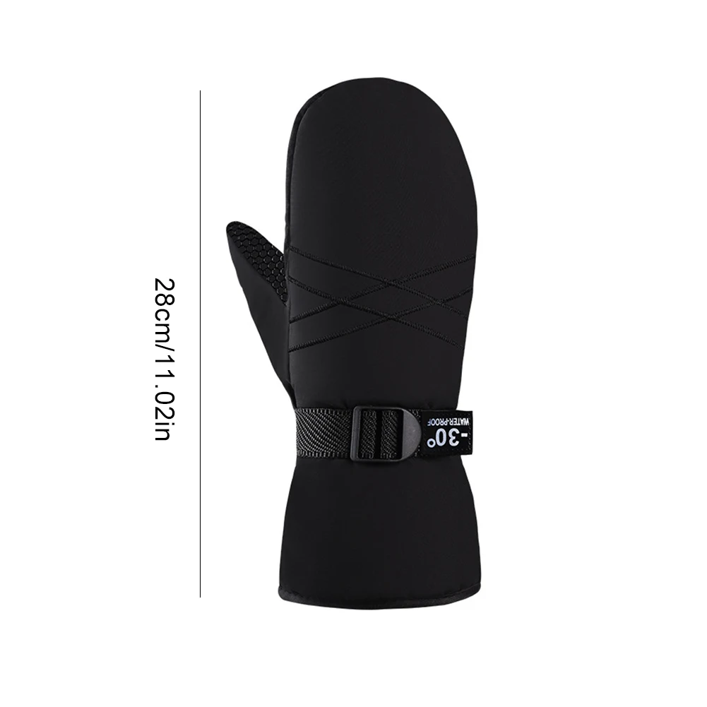 Ski Mittens Waterproof Snow Gloves Windproof Cycling Gloves Snowboard Gloves Cold Weather Gloves for Men & Women