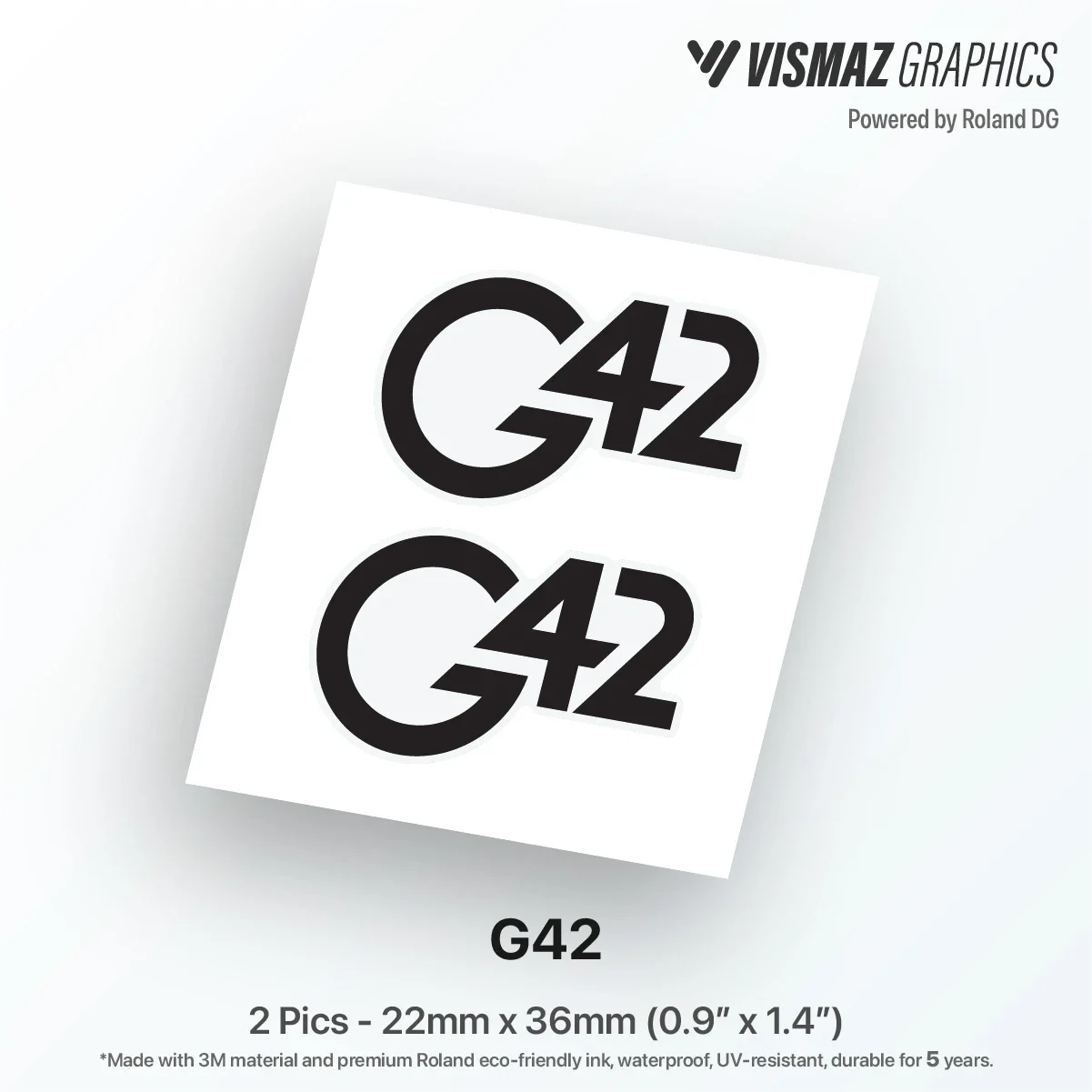 UAE Team XRG G42 Bike Helmet Stickers Cycling Team DIY Decal Waterproof Vinyl Durable Stickers Accessories