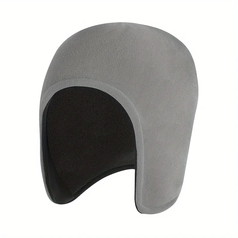 Winter Double-layer Fleece Hat - Outdoor Cycling Warm Ear Cover, Cold Protection, Thick Design for Warmth and Wind Resistance