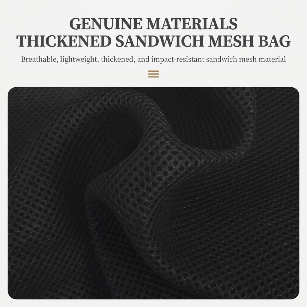 Hikeman Portable Set Pot Storage Bag Ultra Light Mesh Fabric Tableware Breathable Drawstring Buckle Bundle Mouth Handbag Outdoor
