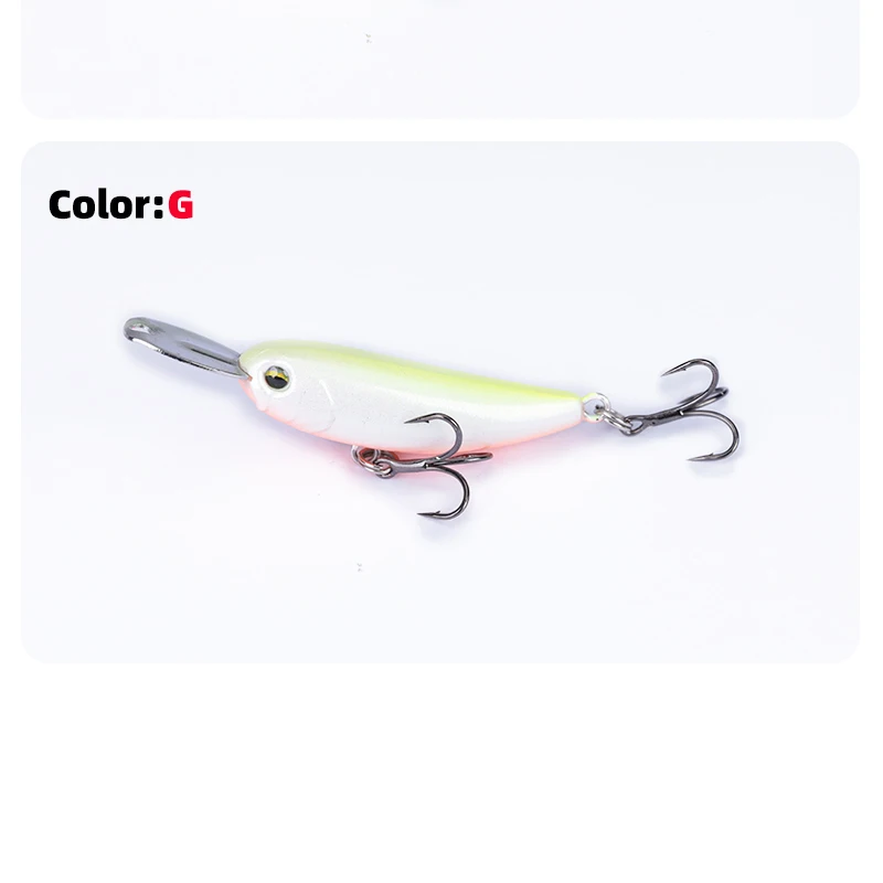 OUTKIT 2025 New Micro Sinking Minnow 40mm/5.8g Fishing Bait Artificial Pencil Lure Topwater Bait For Bass Trout Fishing Lures
