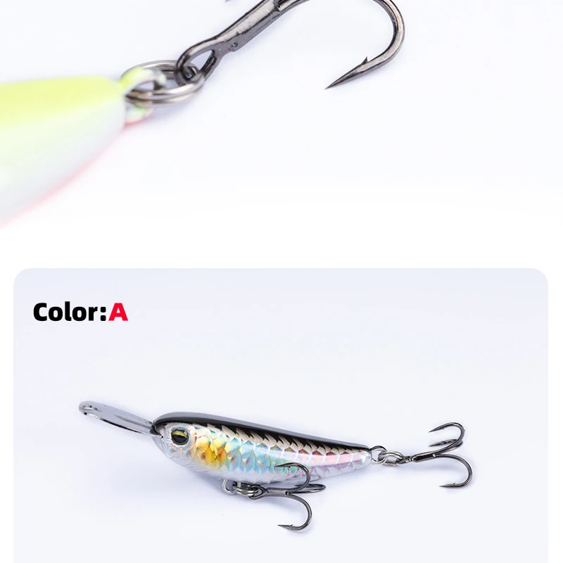 OUTKIT 2025 New Micro Sinking Minnow 40mm/5.8g Fishing Bait Artificial Pencil Lure Topwater Bait For Bass Trout Fishing Lures