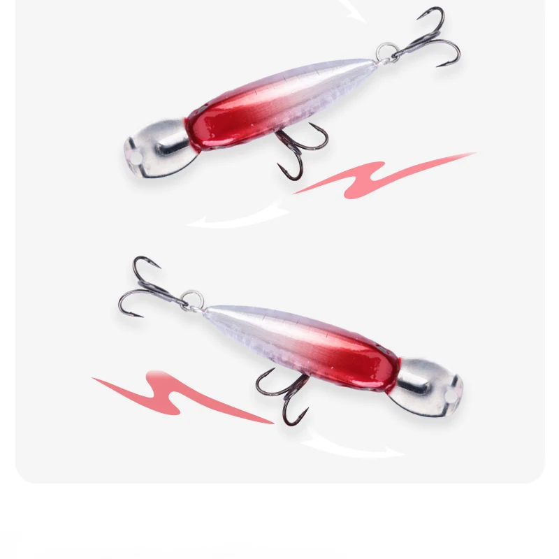OUTKIT 2025 New Micro Sinking Minnow 40mm/5.8g Fishing Bait Artificial Pencil Lure Topwater Bait For Bass Trout Fishing Lures