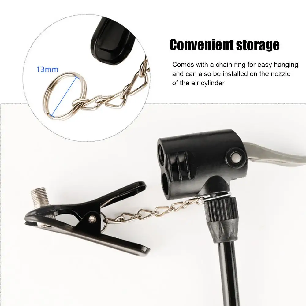DOMEN Bicycle Tire Inflator Nozzle Bike Pump Adapter Valve Air Pump Adapter Bike Pump Head Pump Adapter Bike Accessories