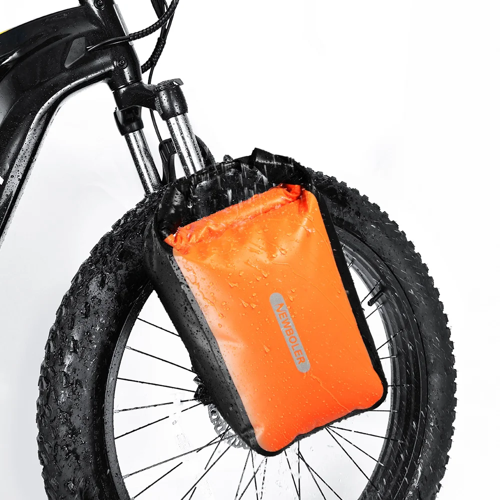 NEWBOLER 10L Large Capacity Bicycle Bag Waterproof Electric Hunting Bike Bag Bike Quick Release Fork Bag Bike Rear Seat Bag