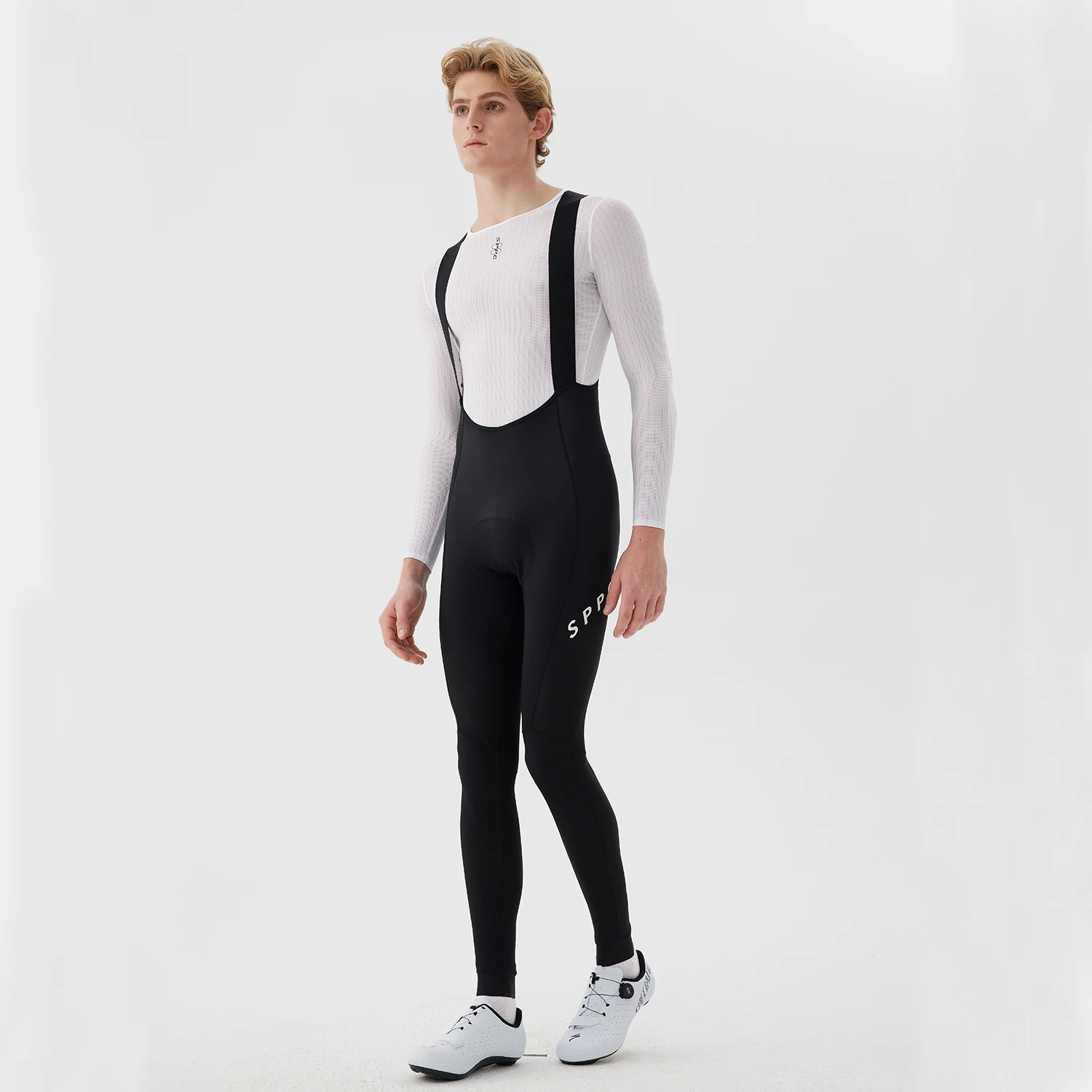 SPEXCEL SPPC 26 NEW Winter Thermal Cycling Bib Pants Italy Thermal Fleece Cycling Tights Italy Dolomiti pad for 8 hours ride