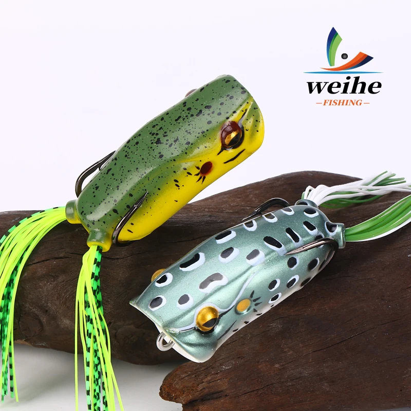 WEIHE 1PC 16g6cm Large-Mouth Frog Lure Modification for Blackfish Fishing Heavy-Duty Frogging Gear
