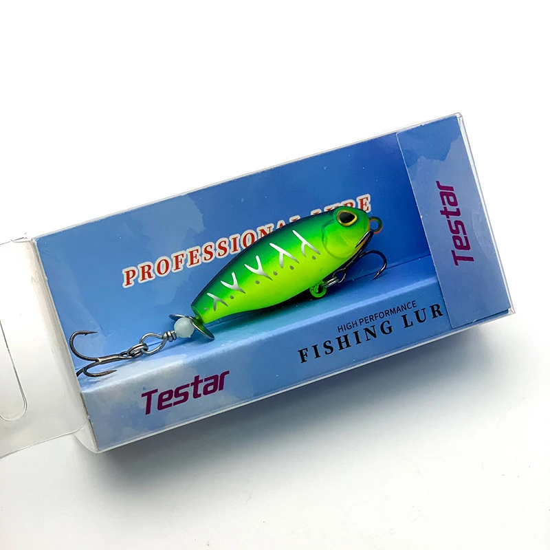 3g 5g 8g Testar Surface Propeller Pencil Bait Topwater Wobbles Artificial Free Rotating Spin Tail Trout Bass Pike Fishing Lure