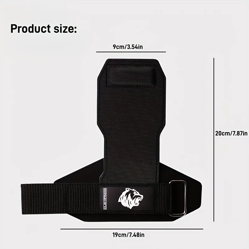 Weight Lifting Wrist Straps for Max Grip Support, PVC Lifting Strap for Weightlifting, Gym Grips Hook for Deadlifts, Heavy Shrug