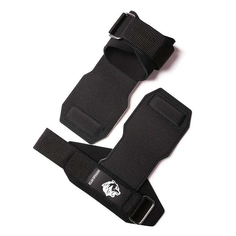 Weight Lifting Wrist Straps for Max Grip Support, PVC Lifting Strap for Weightlifting, Gym Grips Hook for Deadlifts, Heavy Shrug