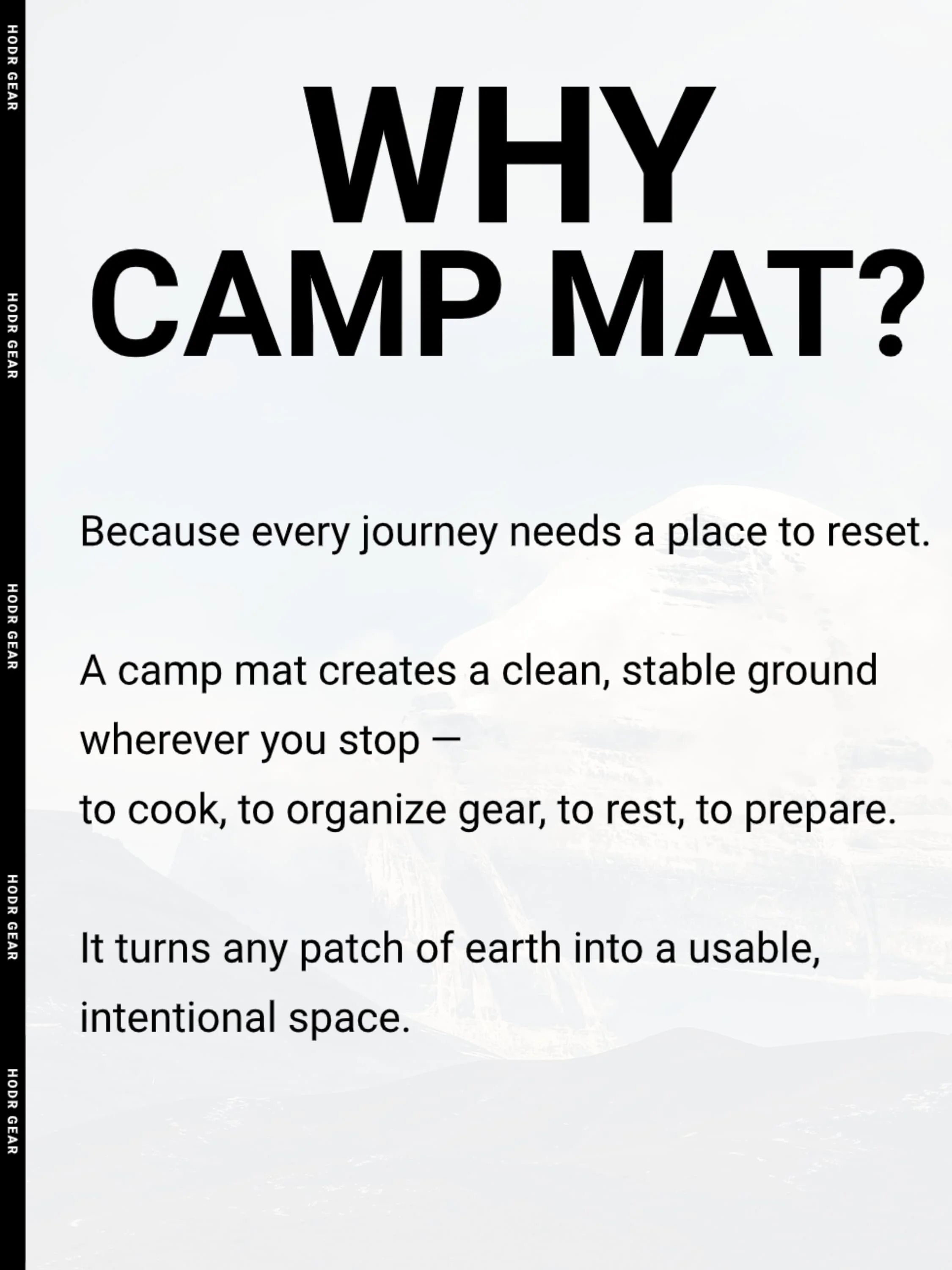 HODRGEAR PaperLite Tyvek Tent Vestibule Mat 35g Ultralight Ground Sheet Tent Foortprint Waterproof Tent Footprint Camping Hiking