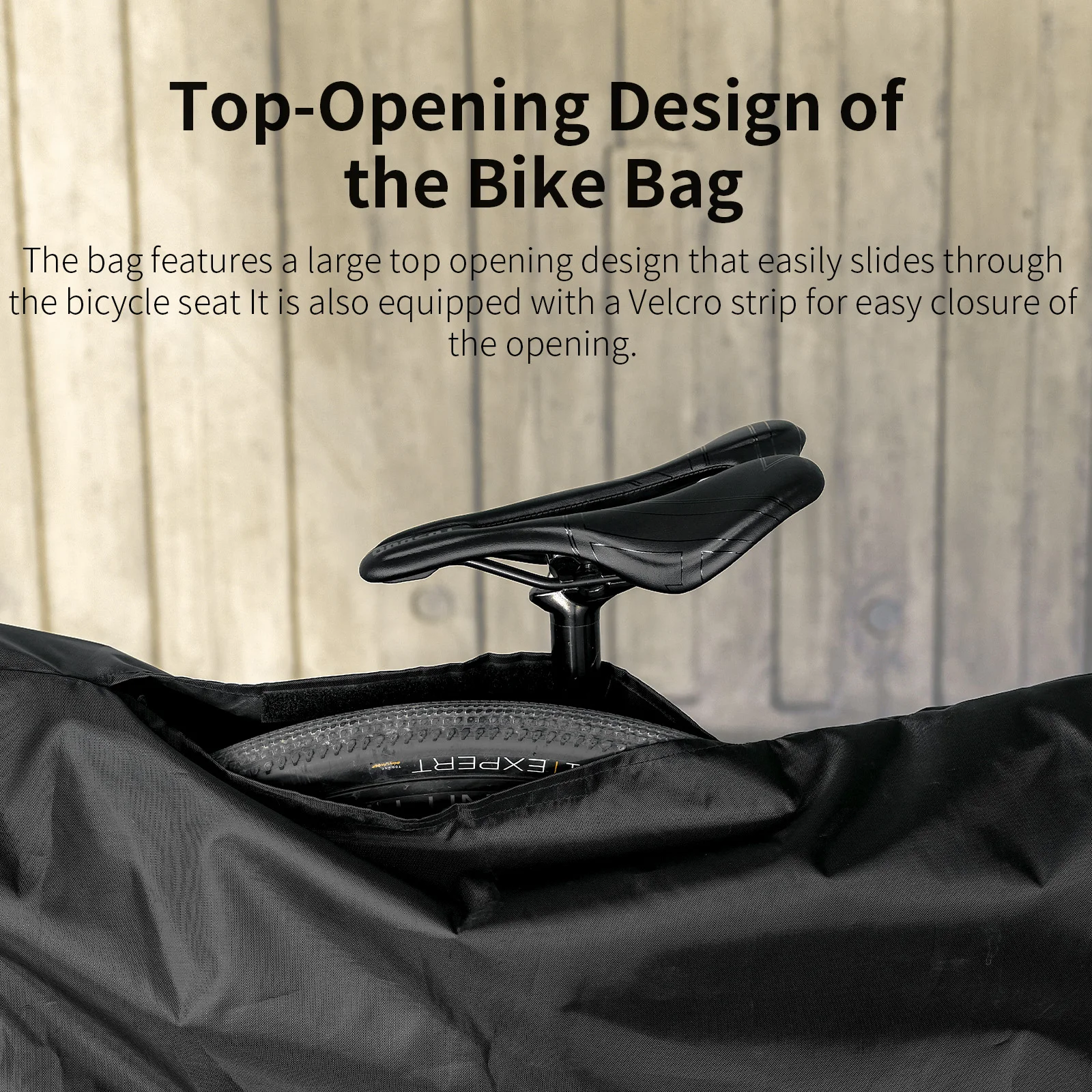 TOSUOD Large Opening All-Inclusive Bicycle Travel Bag For Mountain And Road Bikes Free Storage Bag Included Bike Cover