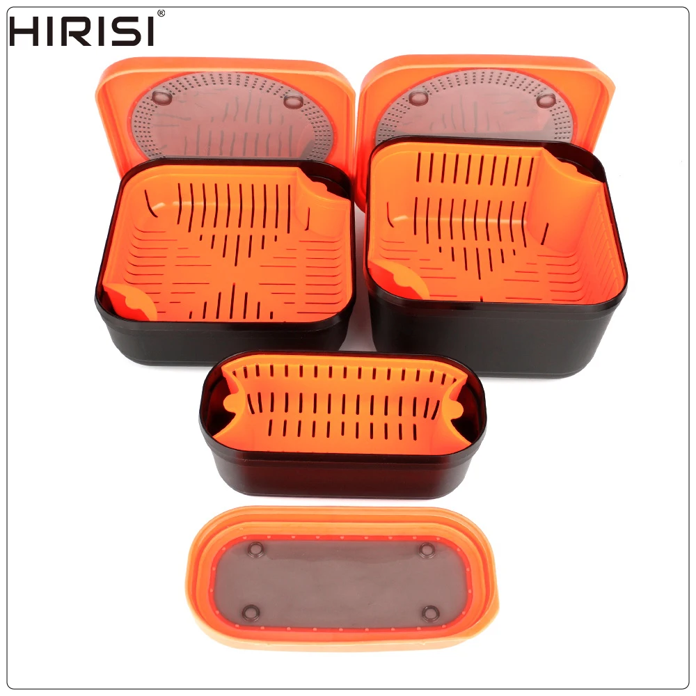 Hirisi Carp Fishing Bait Box Feeder Fishing Bait Storage Case Carp Fishing Pop Up Boilies Hair Rig Carp Rig Fishing Accessories