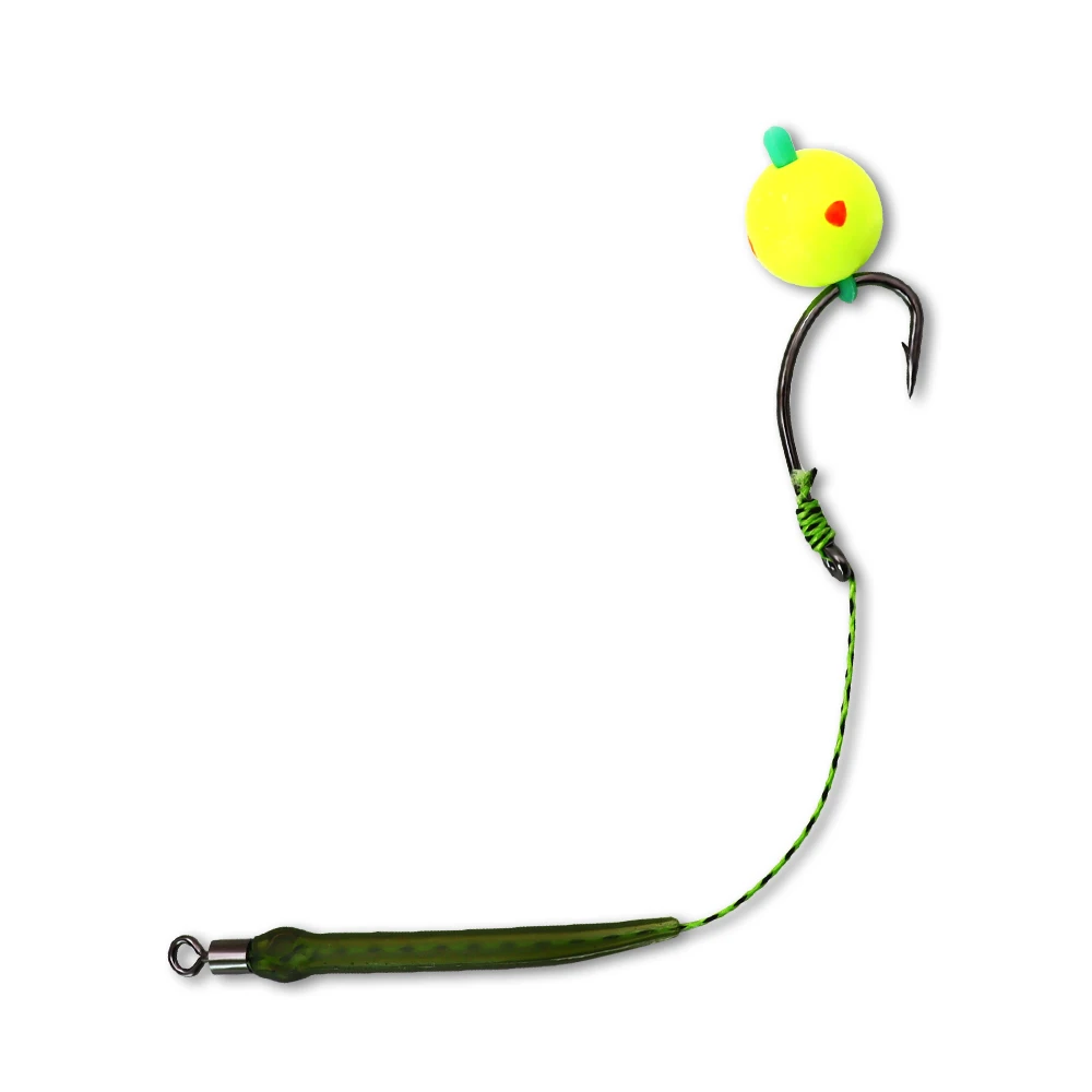 ZYZHE 5pcs/Bag Carp Fishing Rigs Size 2# 4# 6# 8# With Float Ball Reverse Bottom Fishing Bait Rigs Carp Fishing Hair Rigs