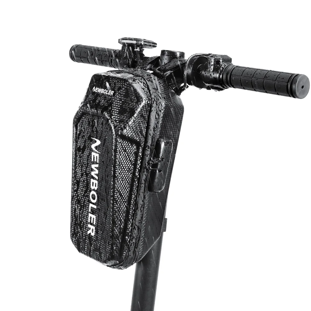 NEWBOLER 3L/5L Electric Scooter Bag Accessories Electric Vehicle Bag With Password Lock Waterproof Scooter Front Bag Bike Bag 