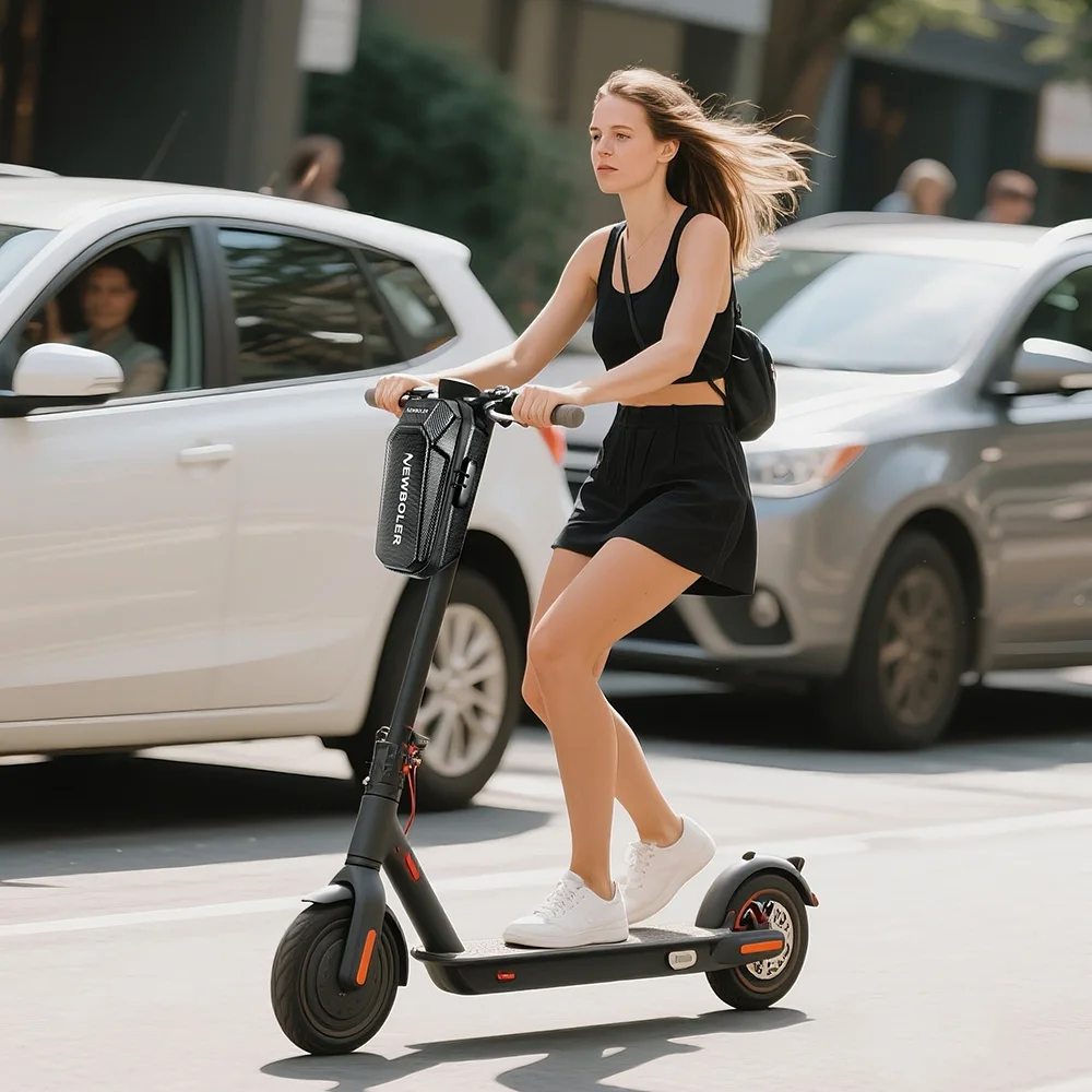 NEWBOLER 3L/5L Electric Scooter Bag Accessories Electric Vehicle Bag With Password Lock Waterproof Scooter Front Bag Bike Bag 