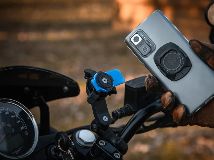 Quad Lock Universal Adapter with Dual Locking for Motorcycles, Cars, Bicycles, Action Cameras, and Phone Mount Accessories