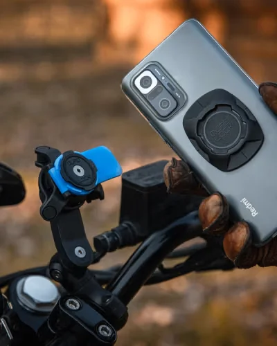Quad Lock Universal Adapter with Dual Locking for Motorcycles, Cars, Bicycles, Action Cameras, and Phone Mount Accessories