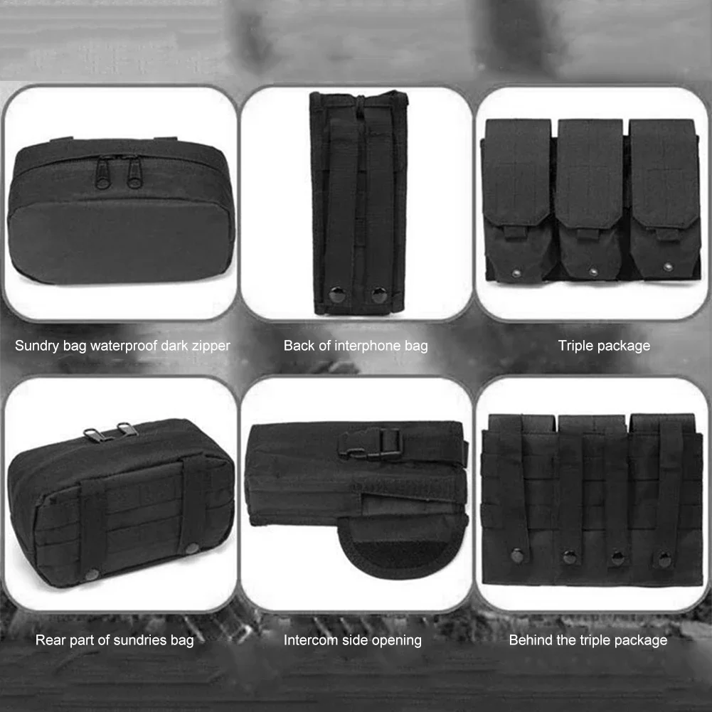 Nylon Tactical Vest Body Armor Hunting Carrier Men Combat Camo Military Army Vest Outdoor CS 2026