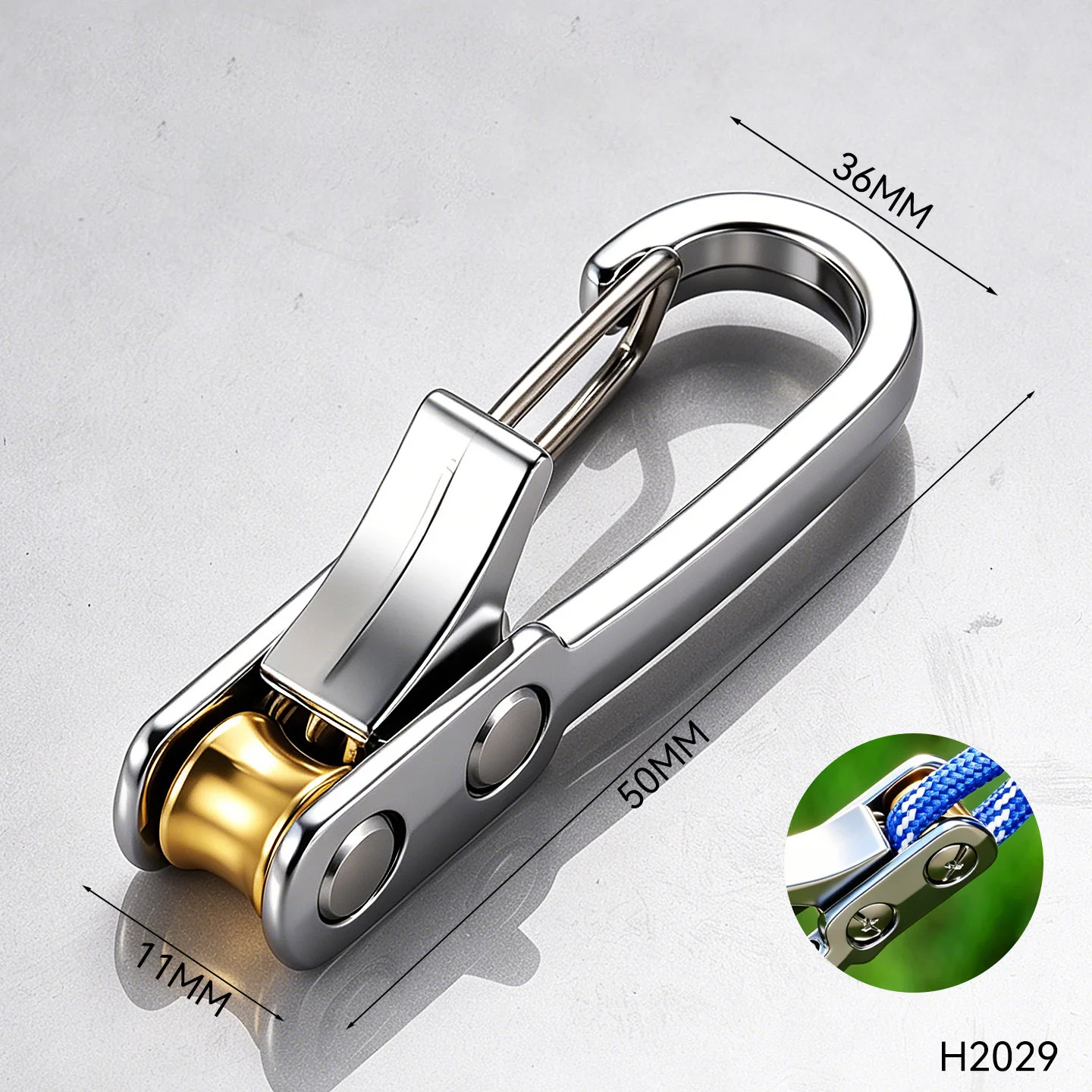 Rope Tightening Tool Tensioner Heavy Duty Retractable Buckle Self Locking For Camping Tent Hammock Moving Securing Fastener