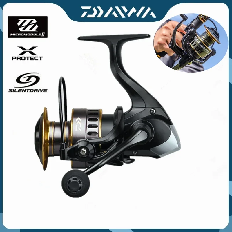 Daiwa New All Metal Fishing Reel 15Kg Max Drag Power Spinning Wheel Fishing Coil Shallow Spool Suitable for All Waters