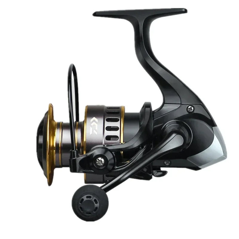 Daiwa New All Metal Fishing Reel 15Kg Max Drag Power Spinning Wheel Fishing Coil Shallow Spool Suitable for All Waters