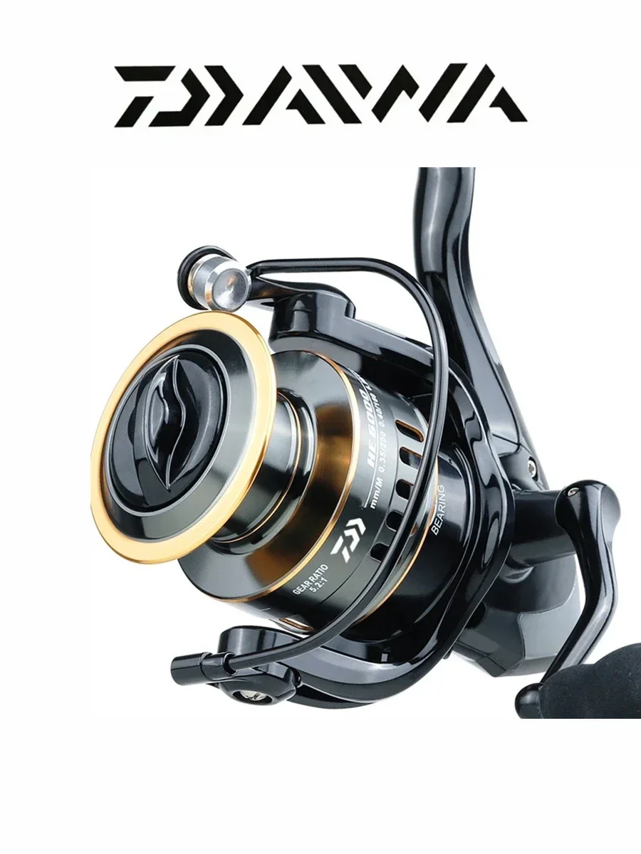 Daiwa New All Metal Fishing Reel 15Kg Max Drag Power Spinning Wheel Fishing Coil Shallow Spool Suitable for All Waters