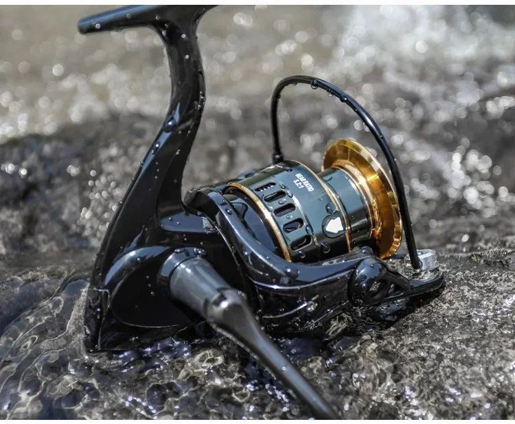 Daiwa New All Metal Fishing Reel 15Kg Max Drag Power Spinning Wheel Fishing Coil Shallow Spool Suitable for All Waters