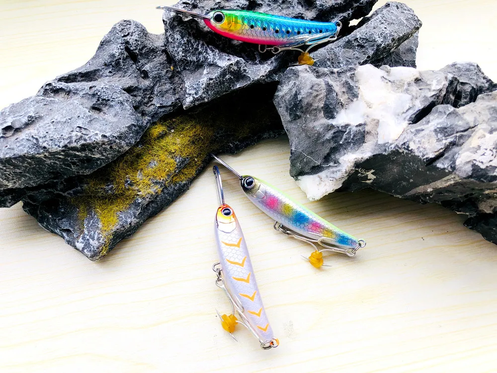 Sinking Minnow Fishing Bait 63mm/17g Artificial Pencil Lure For Bass Trout Fishing Lures