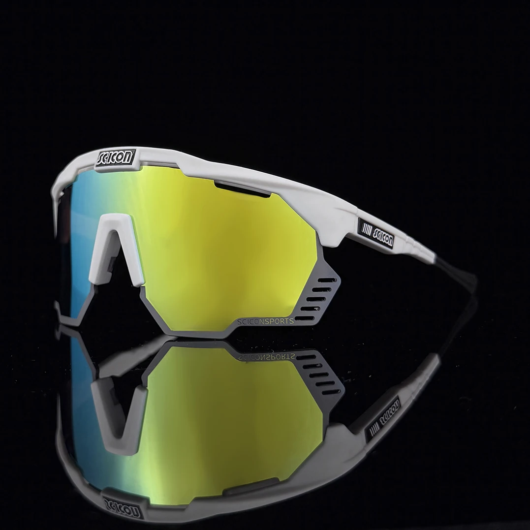 SCICON Outdoor Photochromic Sunglasses Cycling Sports Bike Glasses Man Women Road Bicycle Cycling Glasses UV400 Running Goggles