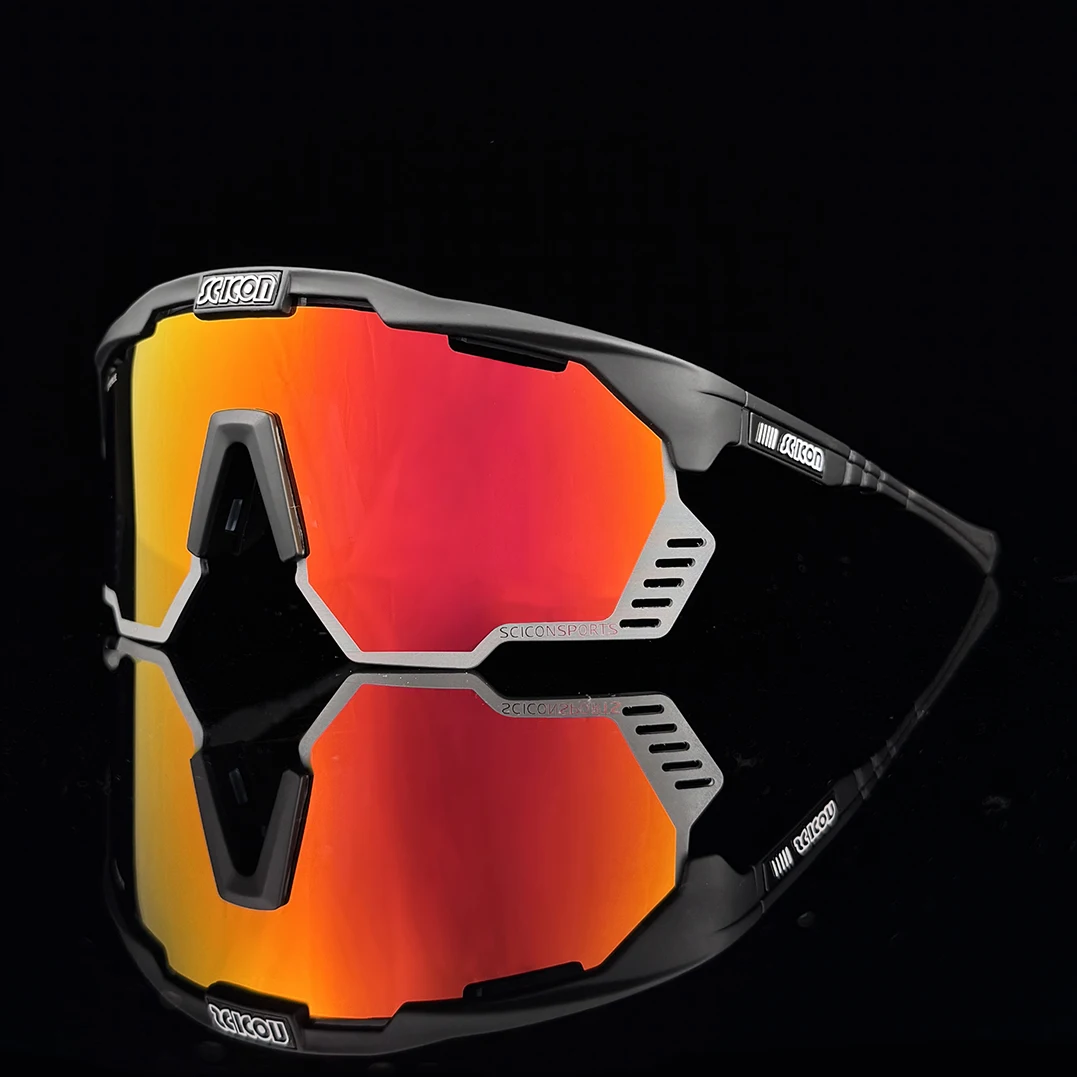 SCICON Outdoor Photochromic Sunglasses Cycling Sports Bike Glasses Man Women Road Bicycle Cycling Glasses UV400 Running Goggles