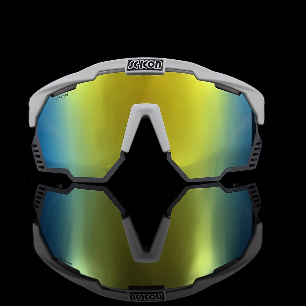 SCICON Outdoor Photochromic Sunglasses Cycling Sports Bike Glasses Man Women Road Bicycle Cycling Glasses UV400 Running Goggles