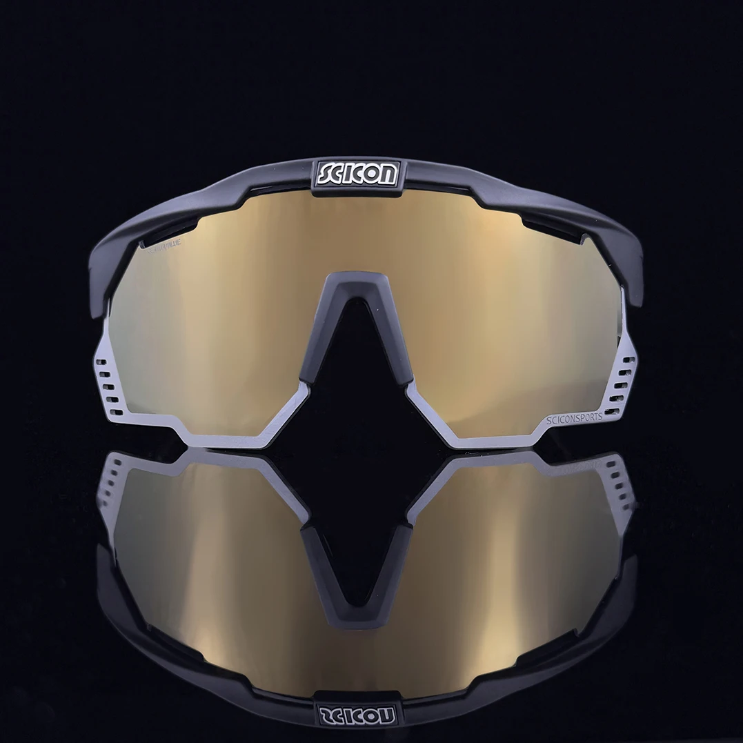 SCICON Outdoor Photochromic Sunglasses Cycling Sports Bike Glasses Man Women Road Bicycle Cycling Glasses UV400 Running Goggles