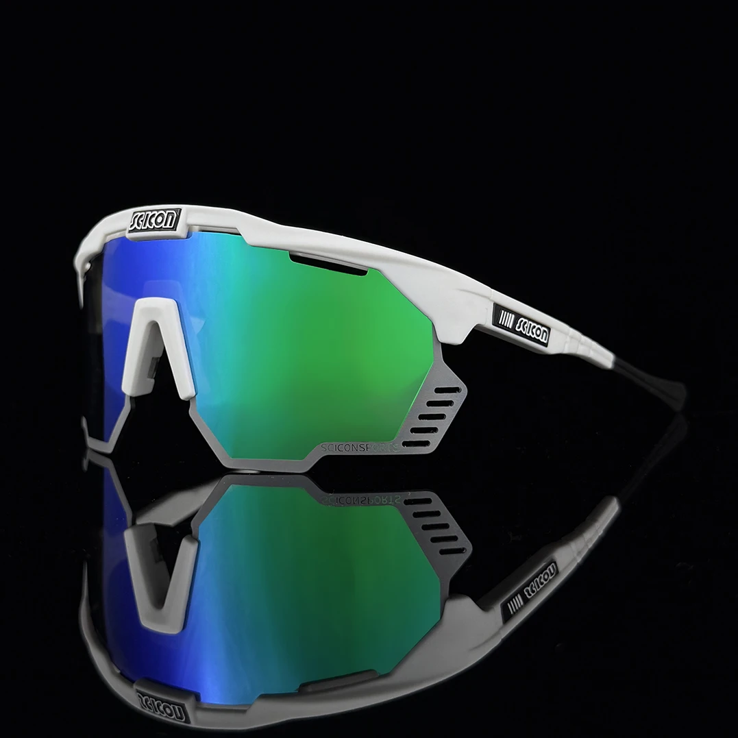 SCICON Outdoor Photochromic Sunglasses Cycling Sports Bike Glasses Man Women Road Bicycle Cycling Glasses UV400 Running Goggles