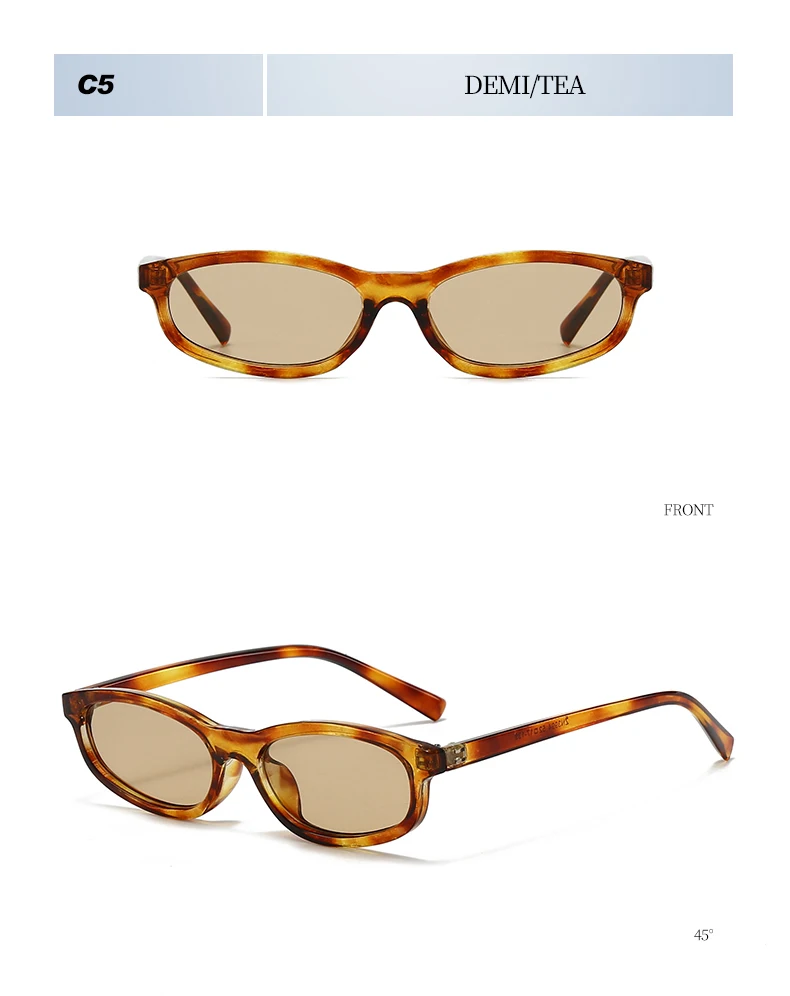 Hiking Vintage Small Oval Anti Light Glasses Women Men Classic Fashion Brand Shades Daily Leisure Travel Lady Man Eyewear UV400