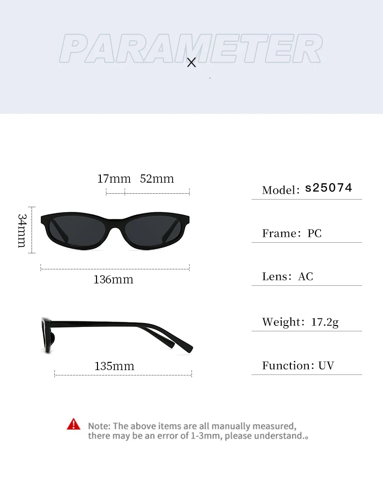 Hiking Vintage Small Oval Anti Light Glasses Women Men Classic Fashion Brand Shades Daily Leisure Travel Lady Man Eyewear UV400